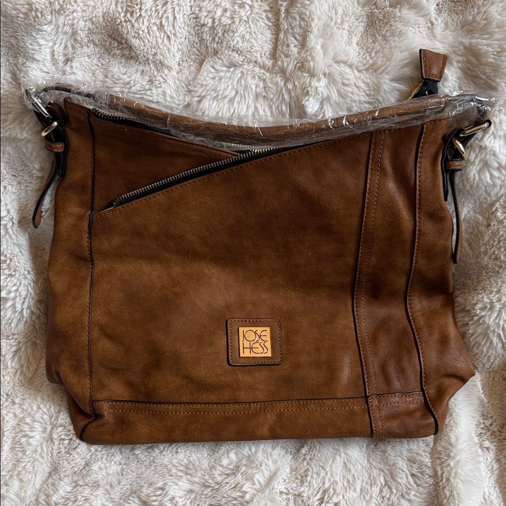 Brown Leather Jose Hess HandBag